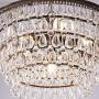 Wellmet Crystal Chandeliers, 6 Lights 5 Tiers Crystal Light, Adjustable Ceiling Light, Modern Chandelier Lighting Fixture for Bedroom, Hallway, Bar, Kitchen, Bathroom, Dining Room, W20-inch