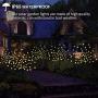 HeyMate Solar Lights Outdoor 2 Pack Warm White Star Garden Star Decorative Lights Waterproof for Yard,Patio,Lawn,Pathway,Backyard,Christmas Decoration