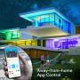 Govee 32.8ft Wi-Fi RGB LED Strip Light, App Control Color Changing Lights, Waterproof Music Sync Light Strip Kit for Room, Kitchen, Party, Works with Alexa & Google Assistant (5G Wi-Fi Not Supported)