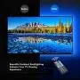 Nexlux Led Strip Lights, 9.8ft Black USB LED Strip Lights TV Backlight Kit 20 Colors TV Lights 5050 LEDs Bias Lighting with 44-Key IR Remote Controller for 46 inch~65 inch HDTV PC Monitor Home Theater