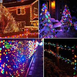 ASmile 500 LED Christmas Lights String Lights, Twinkling Hanging Lights Multicolor Plug in Fairy Light for Party, Bar, Xmas, Teen Girls Bedroom Decor-173.9ft(Colorful)