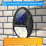 Solar Deck Lights, Solar Light Outdoor 6 LEDs Per Light Waterproof Solar Fence Lights for Outdoor Deck, Patio, Stair, Yard, Path and Driveway Pack of 8
