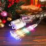 DenicMic Firework Lights Starburst Lights 200 LED Battery Operated Fairy Lights with Remote, 8 Modes Copper Wire Lights, Decorative Hanging Lights for Patio Party Indoor Christmas Decoration (2 Pack)
