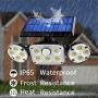 Matforca Solar Lights Outdoor,3 Head Solar Motion Sensor Lights Adjustable 78LED Flood Lights Outdoor , IP65 Waterproof Security LED Flood Light for Backyard Garage Driveway Porch Garden Patio (1)