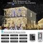 108FT 300LED Christmas String Lights with UL Certified, Waterproof Outdoor Indoor Fairy String Lights for Party, Christmas Tree, Holiday Decoration (Warm White+White)