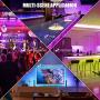 LED Strip Lights 16.4Ft,SOLMORE Bluetooth RGB LED Strip Music Sync Color Changing LED Lights Strips 24-Key Remote DIY Color Options RGB LED Strip Lights APP Controlled for Room Ceiling Under Cabinet