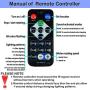Sound Activated Party Lights with Remote Control Dj Lighting, RGB Disco Ball, Strobe Lamp 7 Modes Stage Par Light for Home Room Dance Parties Birthday DJ Bar Karaoke Xmas Wedding Show Club Pub