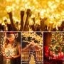 Solar String Lights Outdoor, 72ft 200 LED Christmas Fairy String Lights Solar and USB Powered, OxyLED 8 Modes Decorative String Lights for Home, Garden, Patio, Wedding, Party (Warm White)