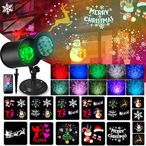 OHMU LED Christmas Projector Lights, Remote Control 2-in-1 Moving Patterns (2-in-1 Moving Patterns) OHMU LED Christmas Projector Lights, Remote Control 2-in-1 Moving Patterns (2-in-1 Moving Patterns)