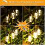 3 Color Outdoor LED Dimmable String Lights for Patio with Remotes, 48FT Waterproof LED Edison Bulb String Lights, Warm White Daylight White Shatterproof LED Light String for Cafe Bistro Pergola