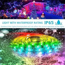 Led Strip Lights,Led Color Changing Rope 32.8ft 300 LEDs 5050 RGB Strip Lights IP65 Waterproof Flexible Changing Multi-Color Lights Strip for Home Kitchen Christmas Decoration