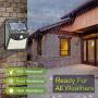 Solar Lights Outdoor[4 Optional Lighting Modes & 270° Lighting Angle], Towkka 222 LED Solar Motion Sensor Lights Wireless IP65 Waterproof Outdoor Security Lights for Deck, Fence, Yard, Patio(6 Pack)