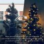 Oopswow 100 LED 39 FT Led String Lights, Plug in Fairy String Lights with Light Sensor and Timer, Extendable for Indoor, Outdoor, Wedding Party, Christmas Tree, New Year, Garden Decor,100L Warm White