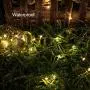 BINZET Solar Fairy Lights, 33Ft 100LEDs Waterproof Decorative Copper Wire Solar String Lights Outdoor for Party, Patio, Garden, Gate, Yard, Wedding, Christmas (Warm White,2 Pack)