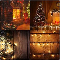 Christmas Dual Color LED String Light, 2 in 1 Cool and Warm White, Timer/Remote/Dimmable/9 Modes, Plug in , 66ft 200 LED, Indoor Outdoor Decorative Fairy Light for Bedroom, Patio, Party and More