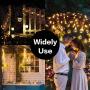 JMEXSUSS Remote Lights Battery Operated, 2 Pack Twinkle Battery Lights with 8 Modes, Warm White Fairy Lights Remote for Bedroom, Christmas, Parties, Wedding, Centerpiece, Decoration