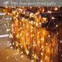 Outdoor Solar String Lights 39.4ft, 100-LED Solar Fairy Lights, Waterproof 8-Lighting Modes, Decorative String Lights for Garden Patio Backyard Wedding Holiday Party (Warm White)