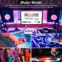 LED Strip Lights HEERTTOGO 39.37ft Bluetooth APP Control Music Sync Color Changing LED Lights with 23 Keys IR Remote,360 LEDs 5050 RGB 3 Ways Control LED Strip Lights for Bedroom Home DIY Decorations