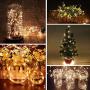Twinkle Star 300 LED 99 FT Copper Wire String Lights Battery Operated 8 Modes with Remote, Waterproof Fairy String Lights for Indoor Outdoor Home Wedding Party Decoration, Warm White