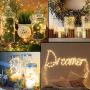 Fairy Lights, 66ft 200 Led Outdoor String Lights, Waterproof Battery Operated Copper 8 Lighting Modes, Chirstmas Party Bedroom Garden(Warm White)