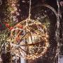 220 LEDs String Lights Christmas Decorative Starry Lights 11 Strands Waterfall Tree Vine String Lights Battery Operated Silver Wire Branch Lights with Remote Timer for Bedroom Garden Outdoor (White)