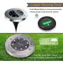 Solar Ground Lights, 8 LED Solar Disk Lights Outdoor Waterproof for Garden Yard Patio Pathway Lawn Driveway Walkway- Warm White (10 Pack) Solar Ground Lights, 8 LED Solar Disk Lights Outdoor Waterproof for Garden Yard Patio Pathway Lawn Driveway Walkway- Warm White (10 Pack)