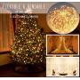 66FT 200 LEDs Starry Fairy Lights String Lights, Bendable Copper Twinkle Lights with 4 Lighting Modes Remote Control for Bedroom Wall Tapestry Decor Indoor Outdoor Use, USB Powered