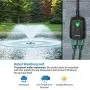 DEWENWILS Outdoor Indoor Remote Control Outlet Power Strip Weatherproof, Wireless Electrical Plug in Light Switches, Separately Controlled 3 Pack Receivers, 15 AMP, 100 FT Range, ETL Listed
