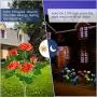 Outdoor Solar Garden Stake Lights,Upgraded LED Solar Powered Lights, Solar Decorative Lights, 2 Modes Flashing Lighting Solar Rose Lights for Patio Pathway Courtyard Garden Lawn (Orange) Outdoor Solar Garden Stake Lights,Upgraded LED Solar Powered Lights, Solar Decorative Lights, 2 Modes Flashing Lighting Solar Rose Lights for Patio Pathway Courtyard Garden Lawn (Orange)