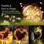 SUPBEC 6 Pcs Battery Operated Fairy String Lights-10ft/3m 30 LEDs Mini Bulb, Super Bright Starry Light for Gift Wedding Party Bedroom Home Christmas Decoration Crafts (Warm White)