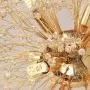 Chandelier Fireworks Pendant Lighting Modern LED Stainless Steel Crystal Ceiling Light Fixtures for Dining Room Bathroom Bedroom Livingroom, Dia 19.7 inch, 9-Light