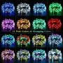 AVNICUD Fairy Lights, Chasing Led String Lights USB Plug-in with Remote, Color Changing Twinkle Led Lights for Bedroom DIY Party Christmas Decor (33FT 100LED)
