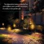 URPOWER Solar Lights Outdoor Metal Solar Lantern Outdoor Hanging Retro Decorative Lanterns with Durable Handle Solar Powered Waterproof LED Table Lanterns Lighting for Yard Tree Fence Patio, 2 Pack