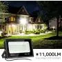 Olafus 2 Pack 100W LED Flood Light Outdoor, Bright Outside Floodlights, IP66 Waterproof Exterior Security Lights, 5000K Daylight White Super Bright Lighting for Playground Yard Stadium Lawn Ball Park Olafus 2 Pack 100W LED Flood Light Outdoor, Bright Outside Floodlights, IP66 Waterproof Exterior Security Lights, 5000K Daylight White Super Bright Lighting for Playground Yard Stadium Lawn Ball Park