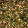 Twinkle Star Outdoor Christmas Lights Battery Operated 50 LED Mini String Light with 8 Modes, 16ft Waterproof Fairy Lights for Garden Xmas Tree Wedding Wreath Party Decoration (Warm White, 2 Pack)
