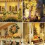 LED Christmas String Lights - Novtech 328FT 500LEDs Long Twinkle Fairy Lights Indoor Outdoor Xmas Decorative Lights - Plug in Decoration Lights for Christmas Tree Room Porch Valentine Day - Warm White