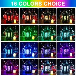 WENFENG Color Change Led Rope Lights, 52FT 160 LED 16 Colors Fairy Lights with Remote, Waterproof Hanging Outdoor String Lights, Copper Wire Tube Lights for Bedroom, Wedding Party Decoration Lights