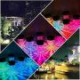 YoungPower Solar Pathway Lights Outdoor, Solar Path Lights Color Changing Solar Garden Lights Waterproof Auto On/Off Multi Color Wireless Sun Powered Landscape Lighting for Patio Walkway, 1 P