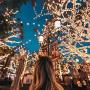 Outdoor Solar Christmas String Lights with 8 Lighting Modes, 72 Feet 200Led Waterproof Solar Powered Lights for Indoor Outside Xmas Patio Garden Yard Wedding Party Tent Tree Decor, Warm White, 1 Pack