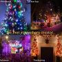 YoTelim LED Fairy Lights Battery Operated Outdoor 2Pack 33FT LED String Lights with Remote, 16 Color Changing Lights 100LEDs Twinkle Firefly Lights for Bedroom Party Wedding Christmas, Patio