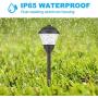 VOLISUN Pathway Lights Outdoor,4 Pack 12V Low Voltage Waterproof Landscape Lights for Garden, Landscape, Path, Yard, Patio, Driveway, Walkway(Warm White)