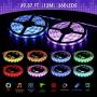 LED Strip Lights HEERTTOGO 39.37ft Bluetooth APP Control Music Sync Color Changing LED Lights with 23 Keys IR Remote,360 LEDs 5050 RGB 3 Ways Control LED Strip Lights for Bedroom Home DIY Decorations