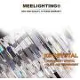 Rectangular Modern K9 Crystal Chandeliers Lighting Pendant Ceiling Lights Rectangle Chandelier Lamp Fixture 8-Lights for Dining Room Kitchen L33.5 Inch