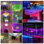 BAILONGJU Led Strip Lights kit 5M 16.4 Ft 5050 RGB 150 LEDs Flexible Color Changing Strip Lights with Remote 44 Keys 12v Power Supply, Rope led Lights for Home, Kitchen, Bedroom Decorative
