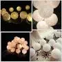 Gladworts LED Decorative String Lights Globe for Bedroom Decor, Battery Operated Soft White Hanging String Lights for Home Living Room, 10ft