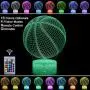 Basketball Night Light,3D Illusion Effect Lamp Light Remote Control RGB Colors&Dimmable Bday Xmas Gift Ideas for NBA Sport Lovers Kids Teen Boys Girls(Basketball) Basketball Night Light,3D Illusion Effect Lamp Light Remote Control RGB Colors&Dimmable Bday Xmas Gift Ideas for NBA Sport Lovers Kids Teen Boys Girls(Basketball)