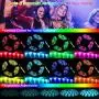LED Strip Lights, IWVMEM 32.8ft RGB 300 LEDs SMD5050 Flexible Light, IP65 Waterproof Music Sync Color Changing Tape Lights, 24-Key Remote Control + Bluetooth APP Control, for Home Party Decoration