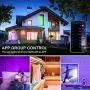 Bluetooth Led Strip Lights 32.8ft Color Changing RGB Light Strips Music Sync, 300 LEDs SMD 5050 APP Controlled Neon Strip Light for Bedroom TV Gaming Room Party