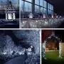 LiyuanQ Solar String Lights, 4 Pack 100 LED Solar Fairy Lights 33 Feet 8 Modes Silver Wire Lights Waterproof Outdoor String Lights for Garden Patio Gate Yard Party Wedding Indoor Bedroom Cool White LiyuanQ Solar String Lights, 4 Pack 100 LED Solar Fairy Lights 33 Feet 8 Modes Silver Wire Lights Waterproof Outdoor String Lights for Garden Patio Gate Yard Party Wedding Indoor Bedroom Cool White