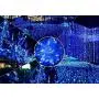 Blue Curtain Lights for Decorations, 10 Ft Connectable String Lights with 8 Twinkle Modes Led Fairy Lights for Bedroom, Waterproof Outdoor String Lights for Party Wedding Decorations Twinkle Lights